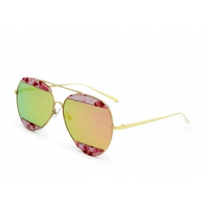 Солнцезащитные очки GENTLE MONSTER VPRST MSF-V023 C02 mirror pink horny pink gd