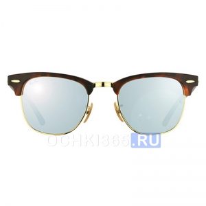 Солнцезащитные очки Ray Ban 3016 1145/30 Clubmaster Flash Lenses