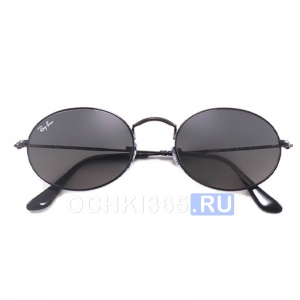 Солнцезащитные очки Ray Ban 3547N 002/71 Oval Flat Lenses