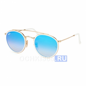 Солнцезащитные очки Ray Ban 3647N 001/40 Round Double Bridge