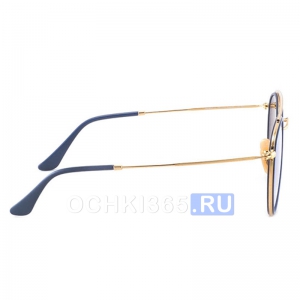 Солнцезащитные очки Ray Ban 3647N 001/9U Round Double Bridge