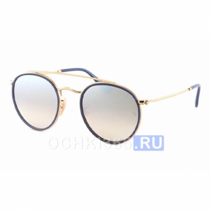 Солнцезащитные очки Ray Ban 3647N 001/9U Round Double Bridge