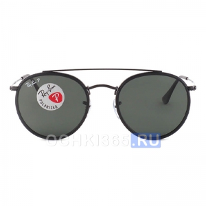 Солнцезащитные очки Ray Ban 3647N 002/58 Round Double Bridge