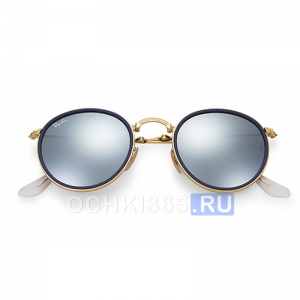 Солнцезащитные очки Ray Ban 3517 001/30 Round Folding