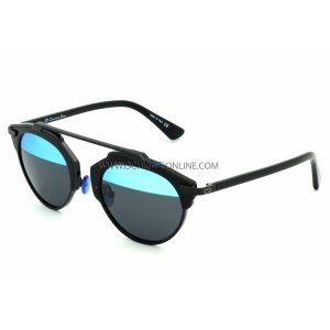 Солнцезащитные очки Christian Dior So Real BIAYI Blue-Gray Mirror/Bk