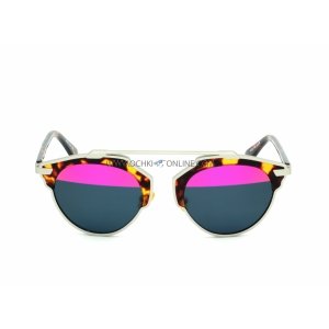 Солнцезащитные очки Christian Dior So Real BIAYI Pink-Gray Mirror/Havana