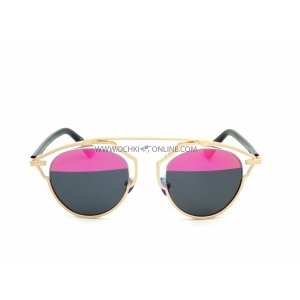Солнцезащитные очки Christian Dior So Real B1MY9 Pink-Gray Mirror/Gold
